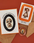 Spellbinders - Simply Halloween Collection - 3D Emboss & Cut Folder - Scalloped Frames-ScrapbookPal
