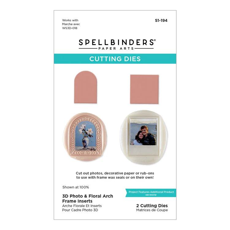 Spellbinders - Simply Halloween Collection - Dies - 3D Photo &amp; Floral Arch Frame Inserts-ScrapbookPal
