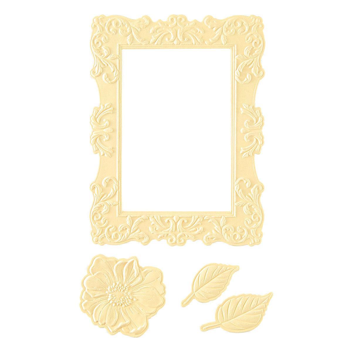 Spellbinders - Simply Made Collection - 3D Embossing Folder - Greenwich Market Frame-ScrapbookPal