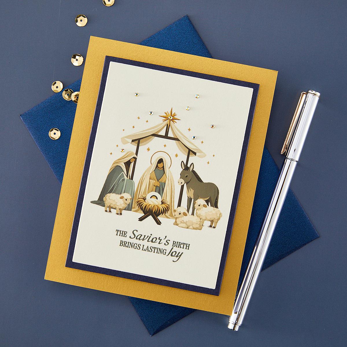 Spellbinders - Simply Made Collection - Rub-Ons - First Christmas Night-ScrapbookPal