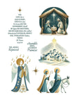 Spellbinders - Simply Made Collection - Rub-Ons - First Christmas Night-ScrapbookPal