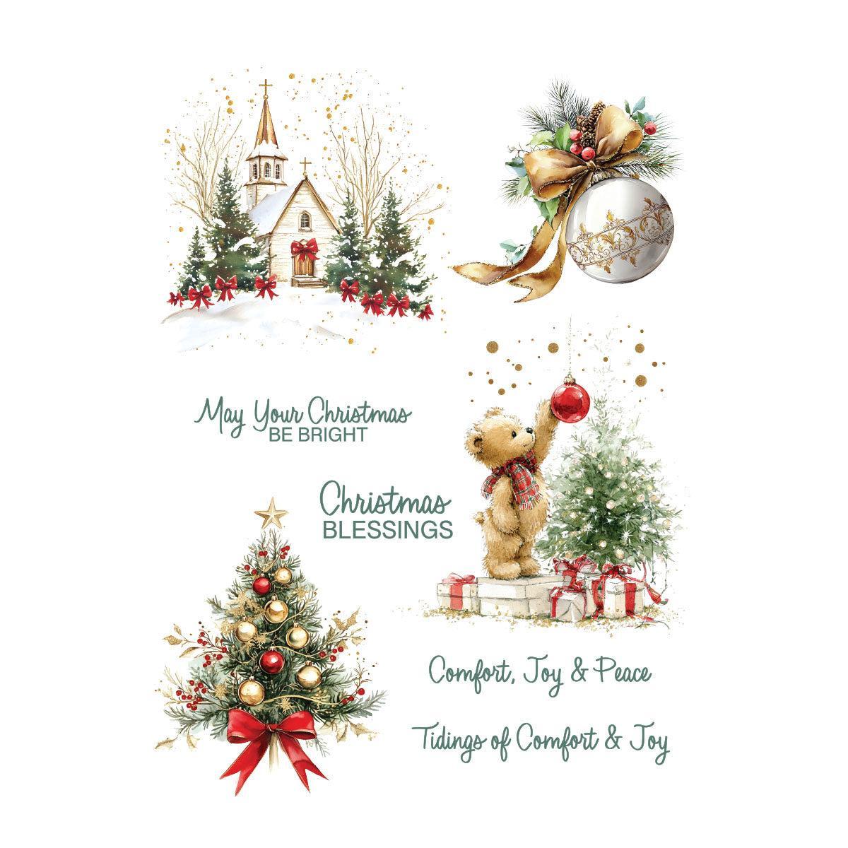 Spellbinders - Simply Made Collection - Rub-Ons - Joyful Season-ScrapbookPal