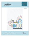 Spellbinders - Simply Perfect Collection - Embossing Folder - Simply Perfect Florets-ScrapbookPal