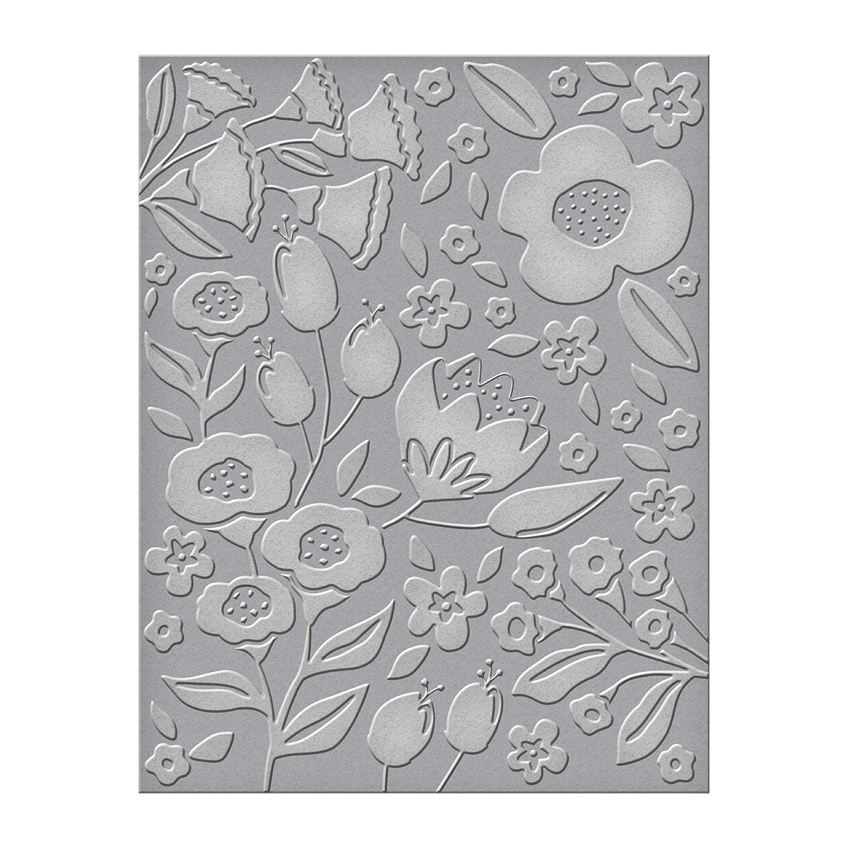 Spellbinders - Simply Perfect Collection - Embossing Folder - Simply Perfect Florets-ScrapbookPal