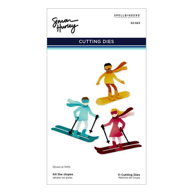 Spellbinders - Ski-son's Greetings Collection - Dies - Hit the Slopes-ScrapbookPal