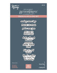 Spellbinders - Ski-son's Greetings Collection - Press Plate & Dies - Ski-son's Greetings Sentiments-ScrapbookPal