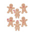 Spellbinders - Sleigh Bells Ring Collection - Dimensional Acetate Stickers - Gingerbread-ScrapbookPal