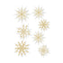 Spellbinders - Sleigh Bells Ring Collection - Dimensional Acetate Stickers - Stars-ScrapbookPal