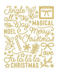 Spellbinders - Sleigh Bells Ring Collection - Foil Puffy Stickers-ScrapbookPal