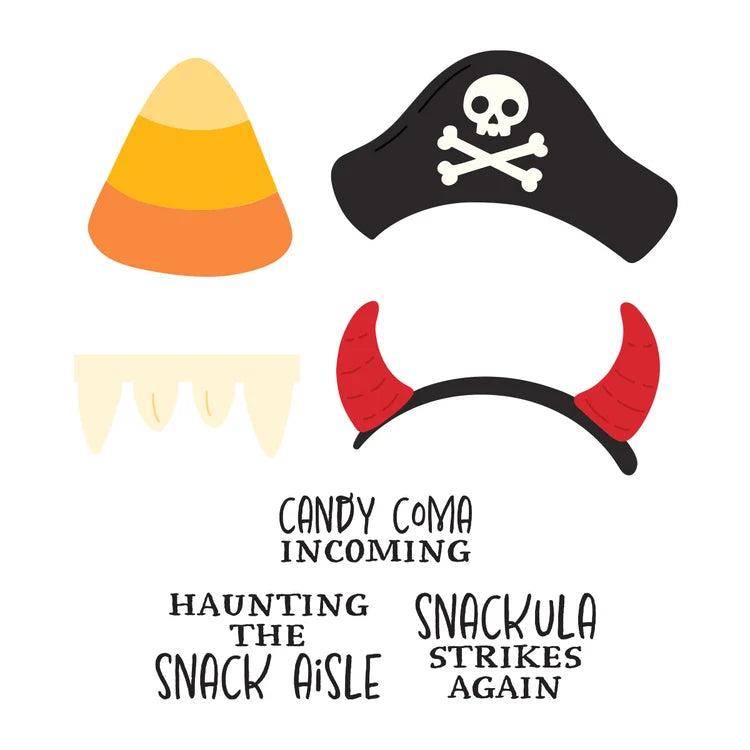 Spellbinders - Snack Goals Collection - Clear Stamp &amp; Dies - Snackula-ScrapbookPal