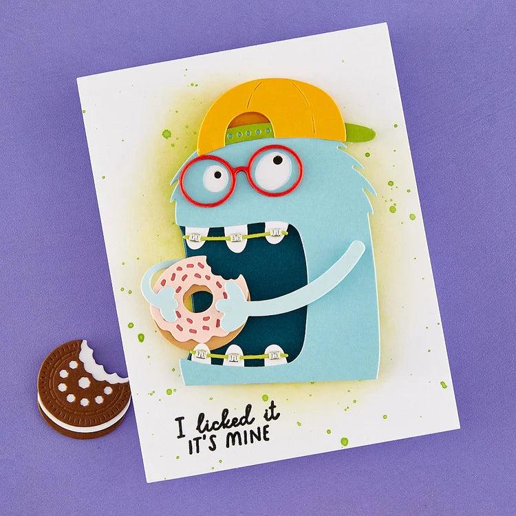 Spellbinders - Snack Goals Collection - Dies - One More Bite-ScrapbookPal