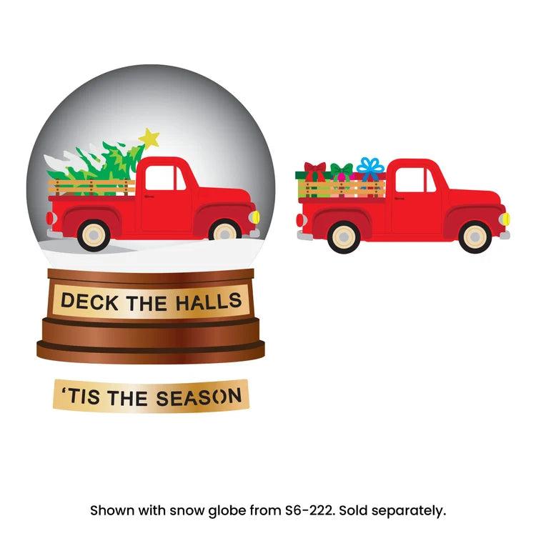 Spellbinders - Snow Globe Scenes Collection - Dies - Holiday Truck Scene-ScrapbookPal