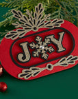 Spellbinders - Snowflake Kisses Collection - Clear Stamps & Dies - Snowflake Joy-ScrapbookPal