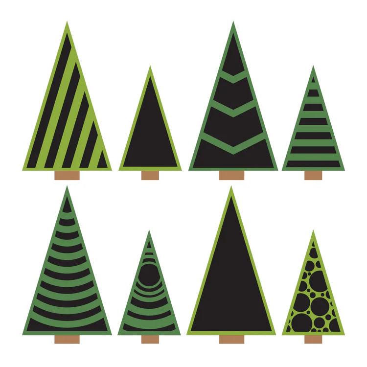 Spellbinders - Snowflake Kisses Collection - Dies - Infinity Trees-ScrapbookPal