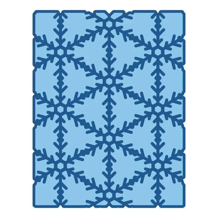 Spellbinders - Snowflake Kisses Collection - Dies - Snowflake Background-ScrapbookPal