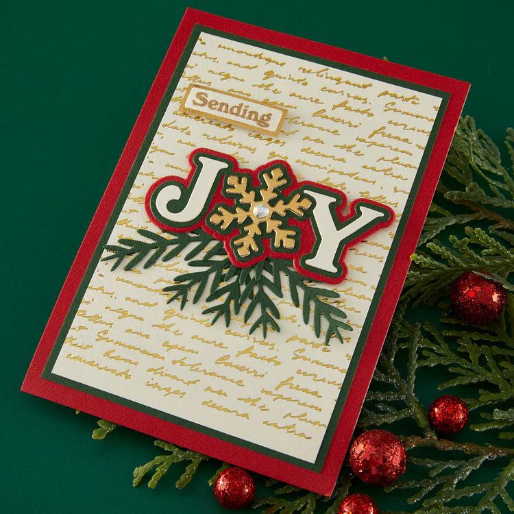 Spellbinders - Snowflake Kisses Collection - Dies - Snowflake Joy-ScrapbookPal