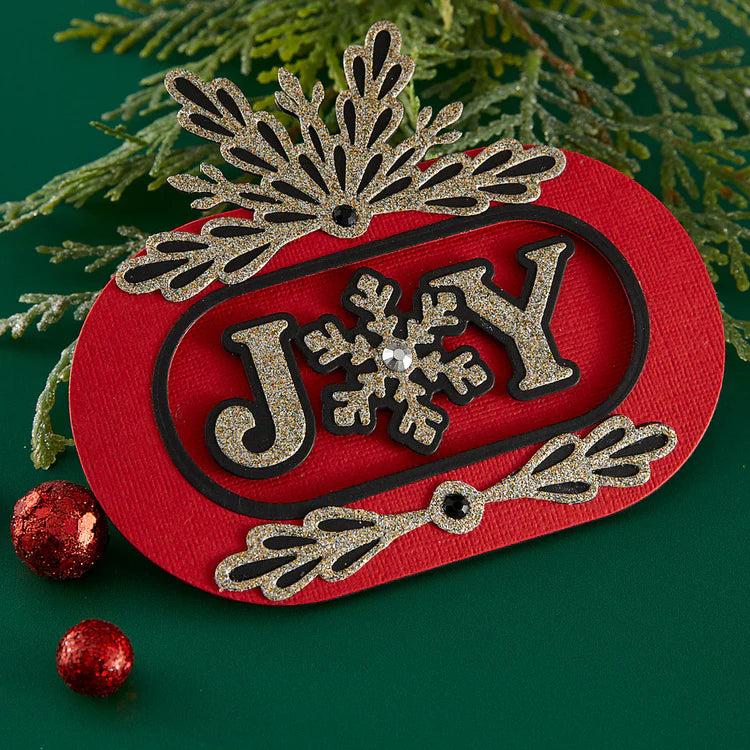 Spellbinders - Snowflake Kisses Collection - Dies - Snowflake Joy-ScrapbookPal