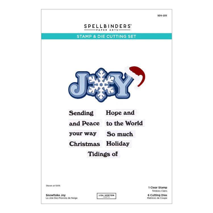 Spellbinders - Snowflake Kisses Collection - Dies - Snowflake Joy-ScrapbookPal