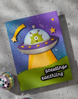 Spellbinders - Space Adventure Collection - Dies - Space Greetings-ScrapbookPal