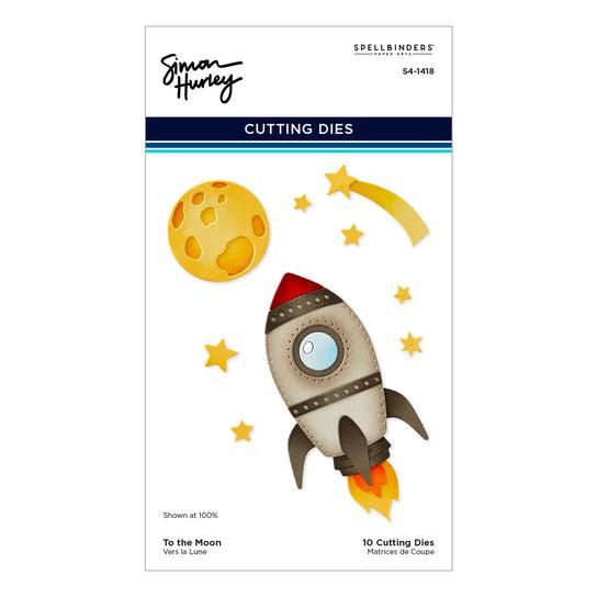 Spellbinders - Space Adventure Collection - Dies - To the Moon-ScrapbookPal