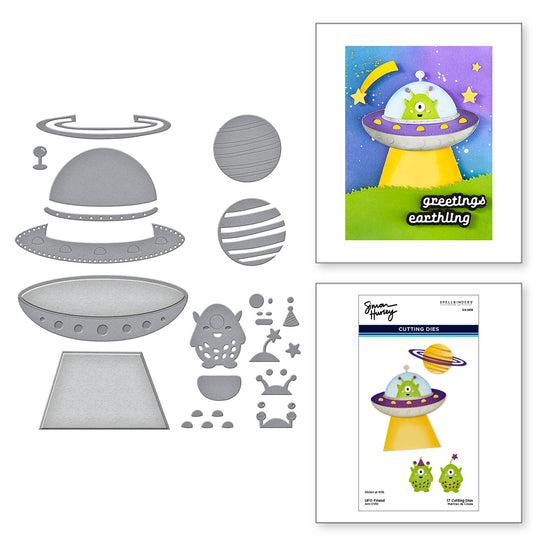 Spellbinders - Space Adventure Collection - Dies - UFO Friend-ScrapbookPal