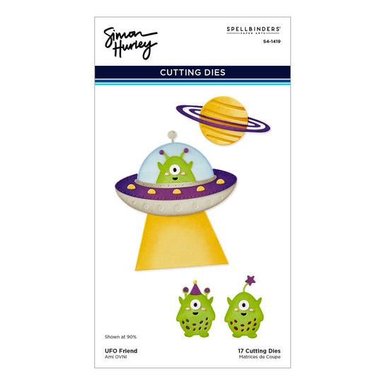 Spellbinders - Space Adventure Collection - Dies - UFO Friend-ScrapbookPal