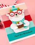 Spellbinders - Spectacular Christmas Collection - Clear Stamps & Dies - Spectacular Holiday Sentiments-ScrapbookPal