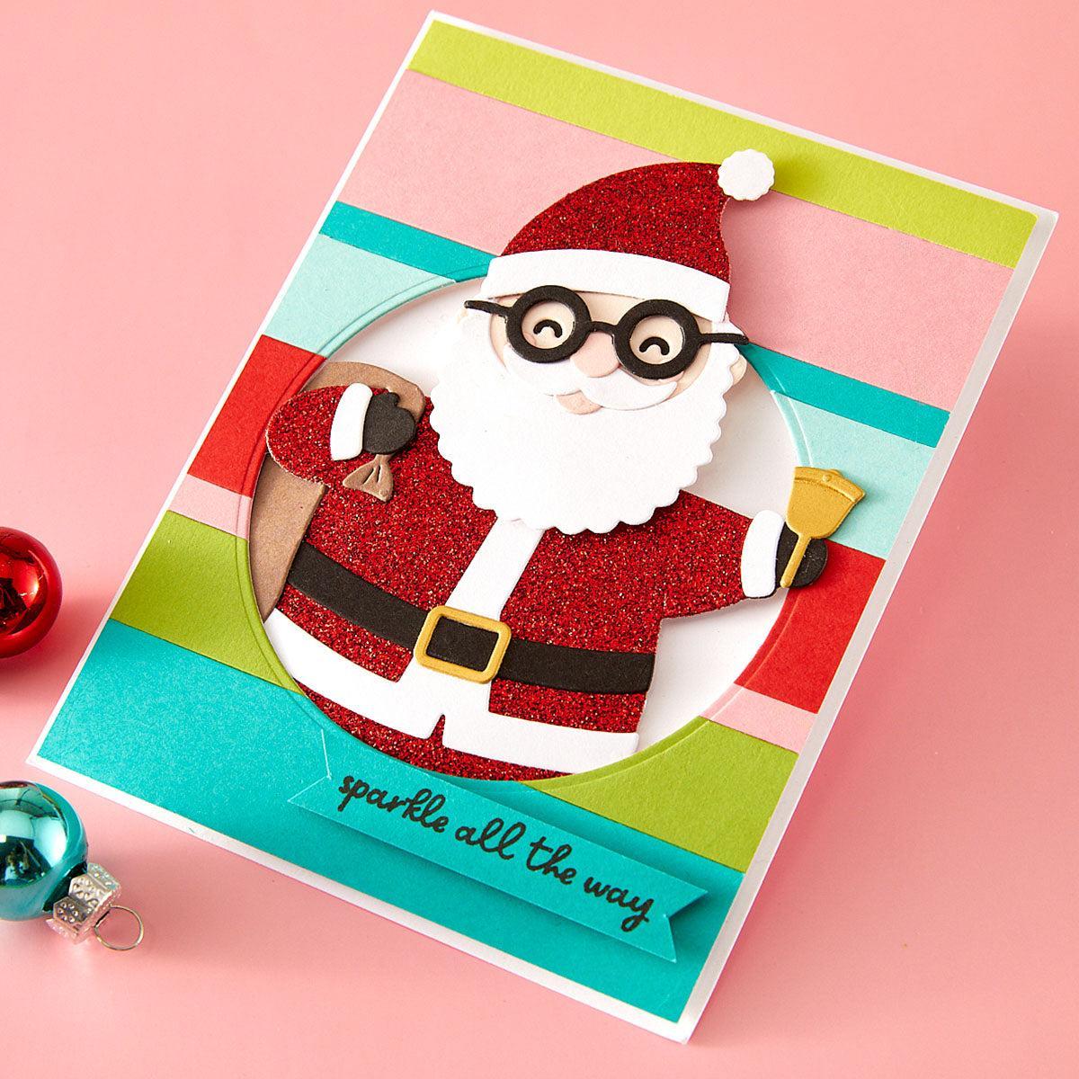 Spellbinders - Spectacular Christmas Collection - Clear Stamps &amp; Dies - Spectacular Holiday Sentiments-ScrapbookPal