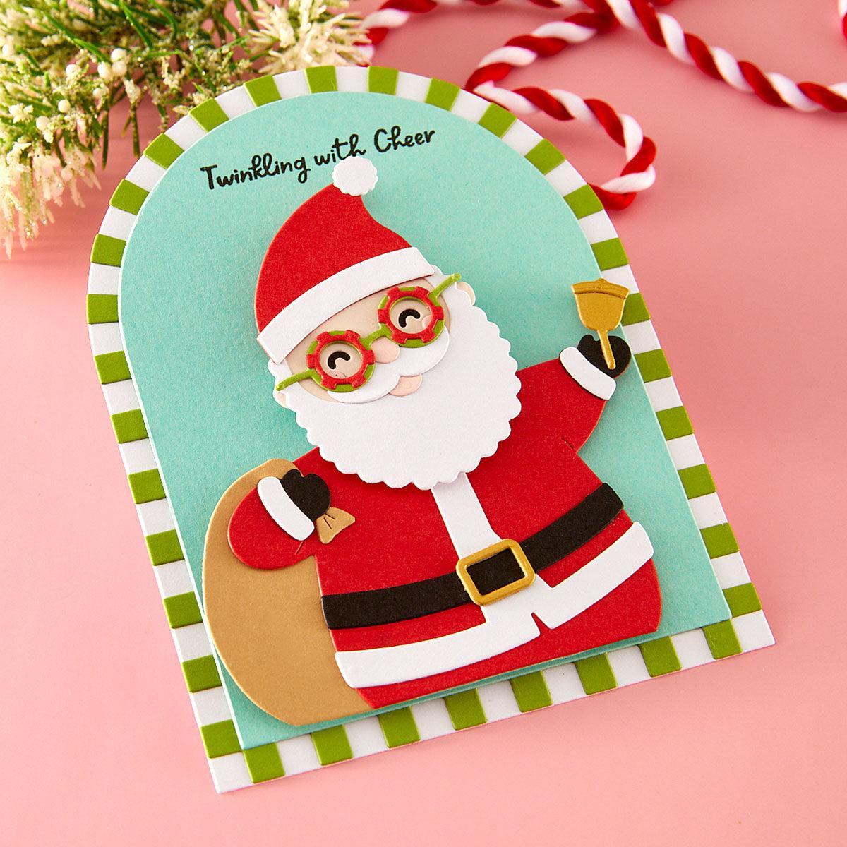 Spellbinders - Spectacular Christmas Collection - Clear Stamps &amp; Dies - Spectacular Holiday Sentiments-ScrapbookPal