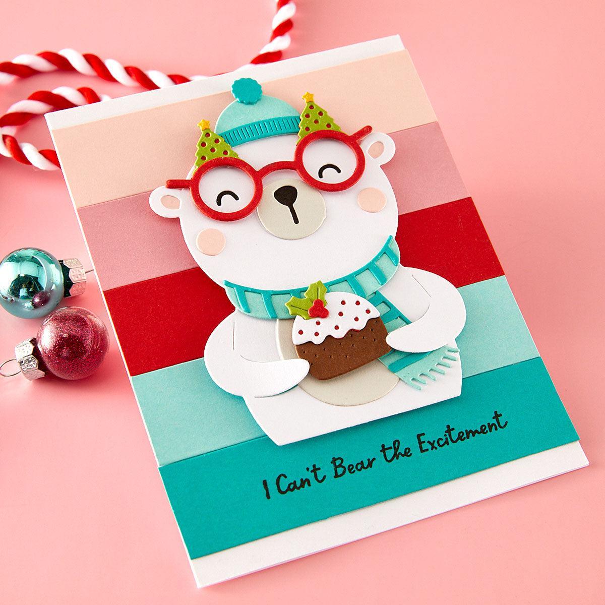 Spellbinders - Spectacular Christmas Collection - Dies - Spectacular Bear-ScrapbookPal