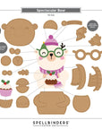 Spellbinders - Spectacular Christmas Collection - Dies - Spectacular Bear-ScrapbookPal