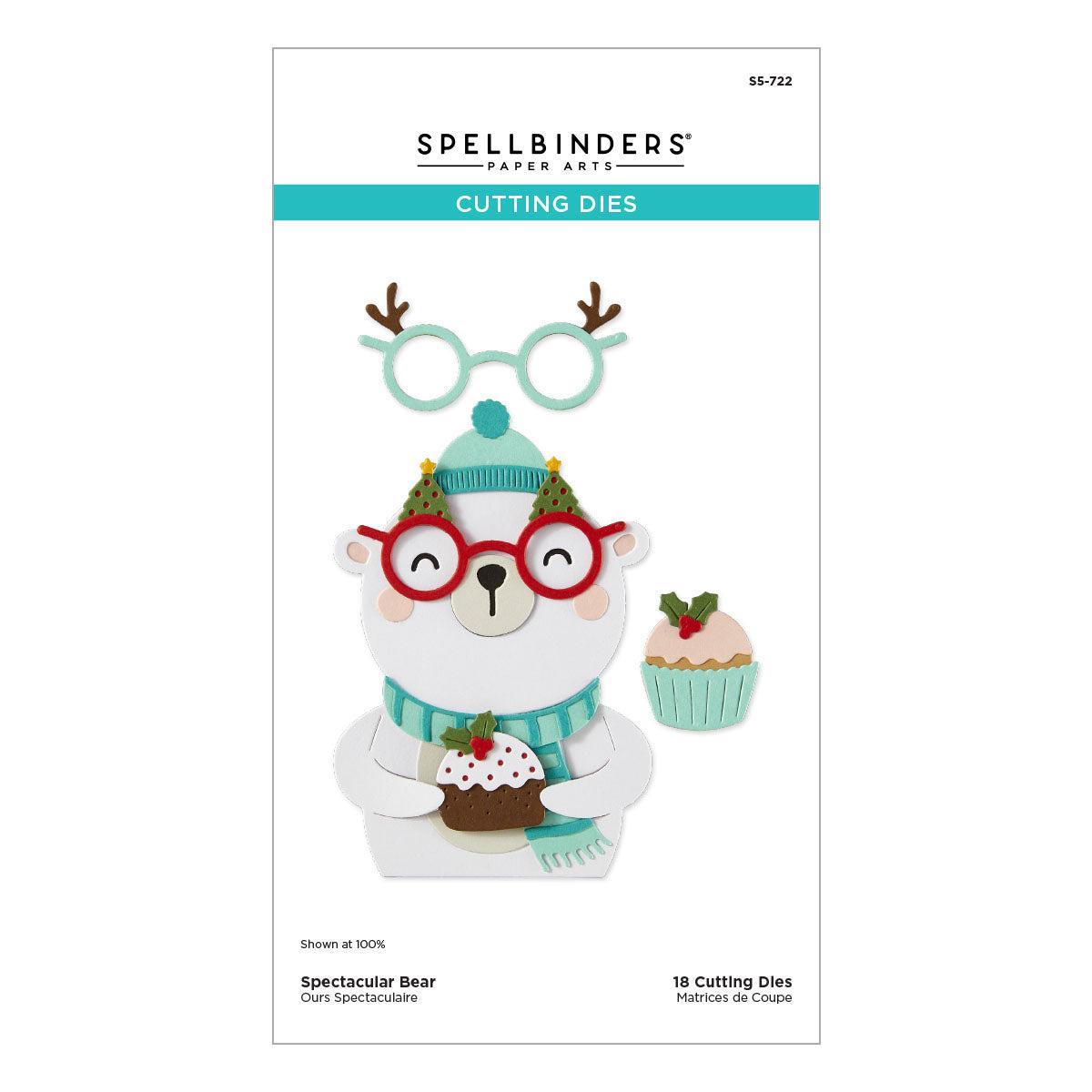 Spellbinders - Spectacular Christmas Collection - Dies - Spectacular Bear-ScrapbookPal
