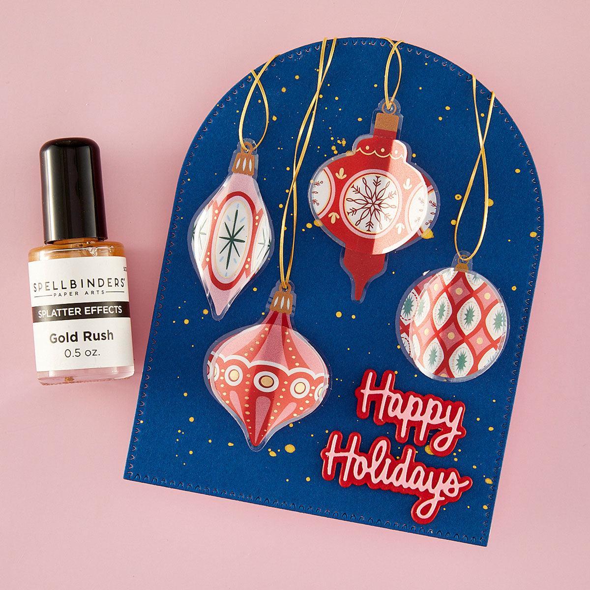 Spellbinders - Splatter Effects - Gold Rush-ScrapbookPal
