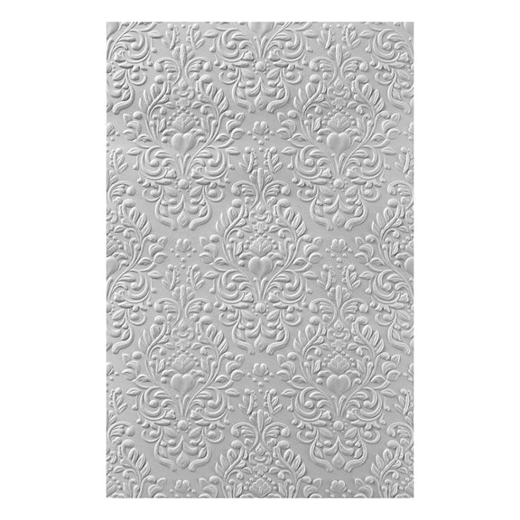 Spellbinders - Spooktacular Collection - 3D Embossing Folder - Damask-ScrapbookPal