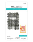 Spellbinders - Spotlight Frames and Florals Collection - Dies - Woven Lattice Texture-ScrapbookPal