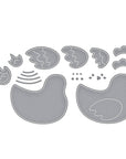 Spellbinders - Spring Felt Stitch & Create Collection - Dies - Felt Cozy Cluck-ScrapbookPal