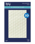 Spellbinders - Spring Sampler - 3D Embossing Folder - Woven-ScrapbookPal