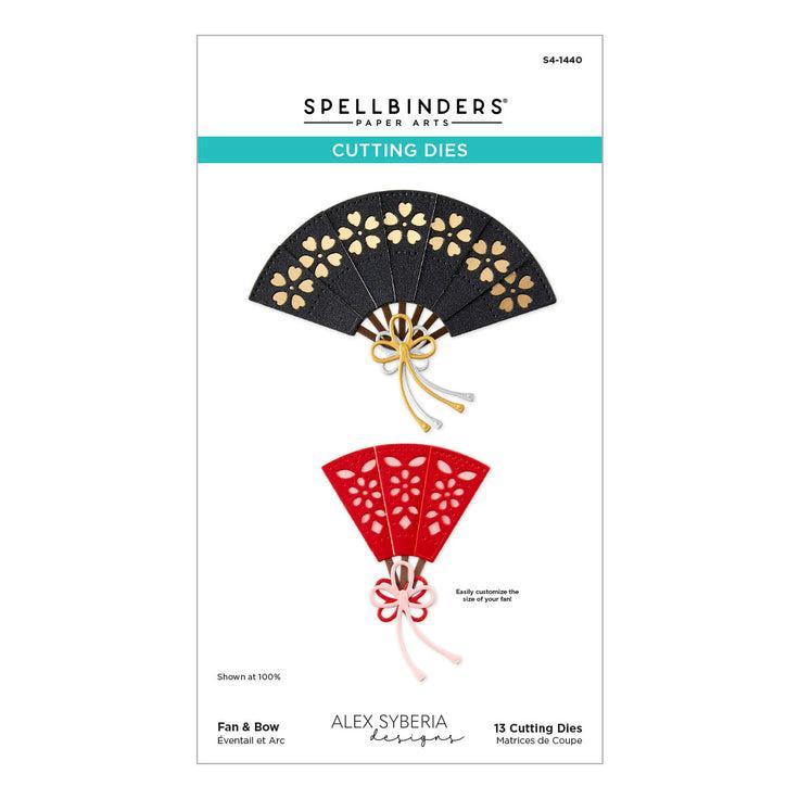 Spellbinders - Spring in Kyoto Collection - Dies - Fan & Bow-ScrapbookPal
