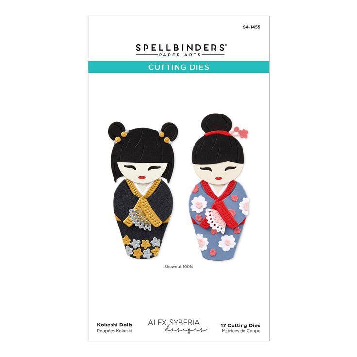 Spellbinders - Spring in Kyoto Collection - Dies - Kokeshi Dolls-ScrapbookPal