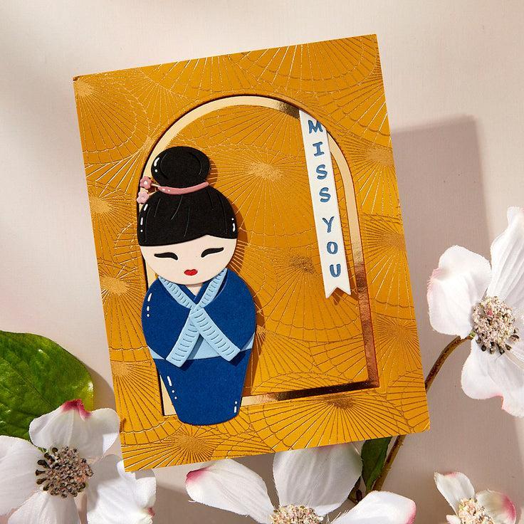 Spellbinders - Spring in Kyoto Collection - Press Plates & Stencils - Spring in Kyoto-ScrapbookPal