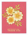 Spellbinders - Spring into Glimmer Collection - Glimmer Hot Foil Plate & Die Set - Sentiments for Everyday-ScrapbookPal