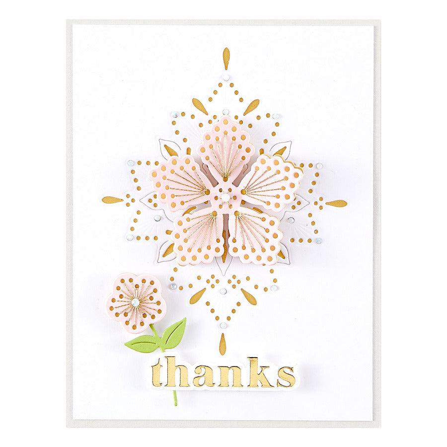 Spellbinders - Spring into Stitching Collection - Dies - Stitched Flower-ScrapbookPal