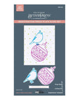Spellbinders - Starry Holiday Collection - Registration Press Plates & Dies - Merry, Merry, Merry Bird-ScrapbookPal