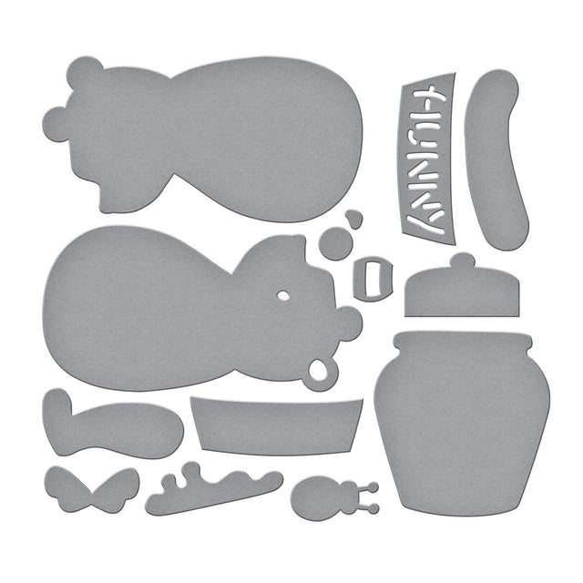 Spellbinders - Stitched Classic Pooh Collection - Dies - Stitched Classic Pooh-ScrapbookPal