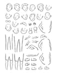 Spellbinders - Storybook Illustrations Collection - Clear Stamps - Illustrated Man-ScrapbookPal