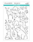 Spellbinders - Storybook Illustrations Collection - Clear Stamps - Wild Friends-ScrapbookPal