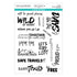 Spellbinders - Storybook Illustrations Collection - Clear Stamps - Words for the Wild-ScrapbookPal