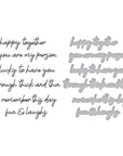 Spellbinders - Storytelling Collection - Press Plates & Dies - Family Sentiments-ScrapbookPal