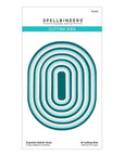 Spellbinders - Stylish Ovals Collection - Dies - Essential Stylish Ovals-ScrapbookPal