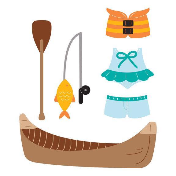 Spellbinders - Summer Camp Collection - Dies - Splash Days-ScrapbookPal